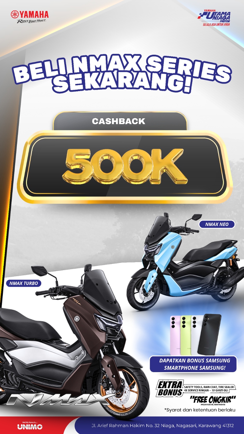 Beli NMAX langsung Free Smartphone!